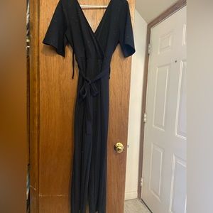 Black Glitter jumpsuit
